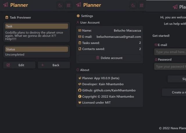 Contacts and Tasks Application made with Javascript, React.JS and Node.JS + Express.JS + MongoDB on the Back-end