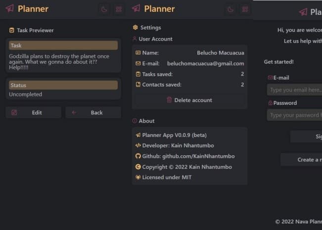 Contacts and Tasks Application made with JavaScript, React.js, and Node.js + Express.js + MongoDB on the back-end